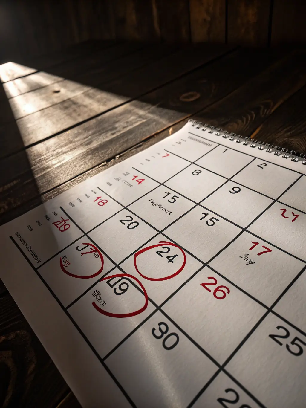 A calendar marking two weeks with a Cyprus flag, symbolizing the quick visa processing time.